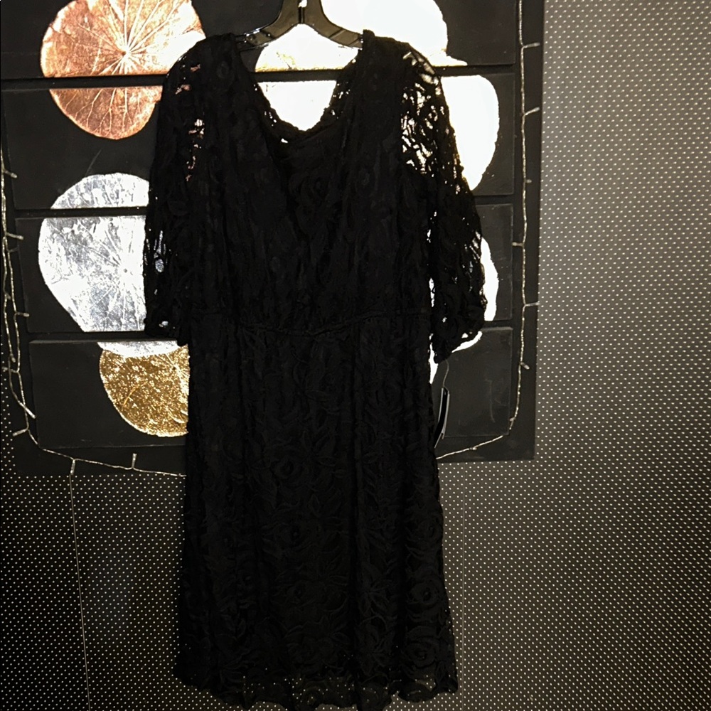 Black Lace Dress 3X